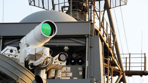 Navy’s New 186K MPS Laser Can Shoot Down Targets For A Buck | Frontline Videos