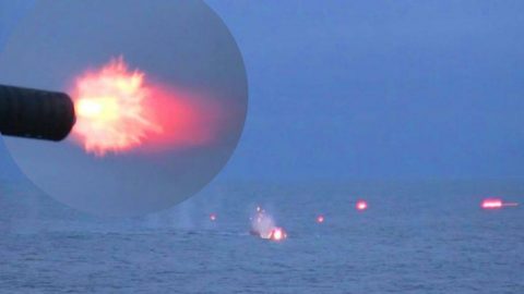 High-Powered Gatling Gun Shreds Through Invading Boats | Frontline Videos