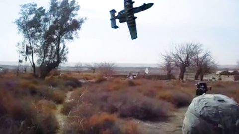 A-10 Pilots Giving Grunts A Little Pick Me Up-Super Low | Frontline Videos