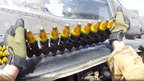 Reloading An Apache With 30mm Rounds Is Harder Than You’d Think | Frontline Videos