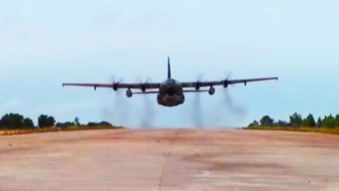 C-130 Got CRAZY Low But The Cameraman Didn’t Budge | Frontline Videos