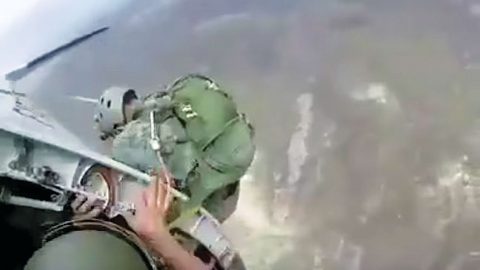 This Paratroopers Awful Mishap Will Make You Hold Your Breath | Frontline Videos