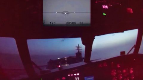E-2 Hawkeye Dusk Landing On Carrier | Frontline Videos
