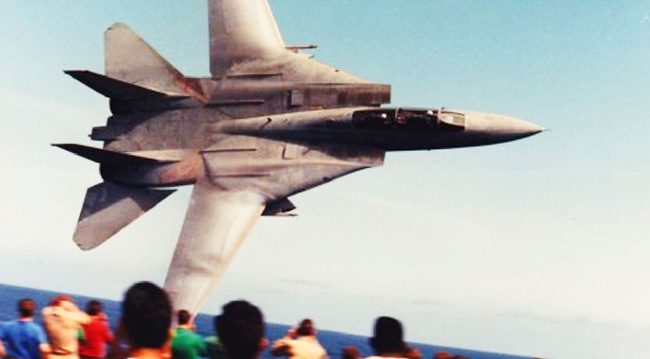 We Finally Found The Actual Video Behind This Iconic F-14 Tomcat Photo ...