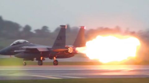 F-15’s Afterburner Blowout Right Before Takeoff | Frontline Videos
