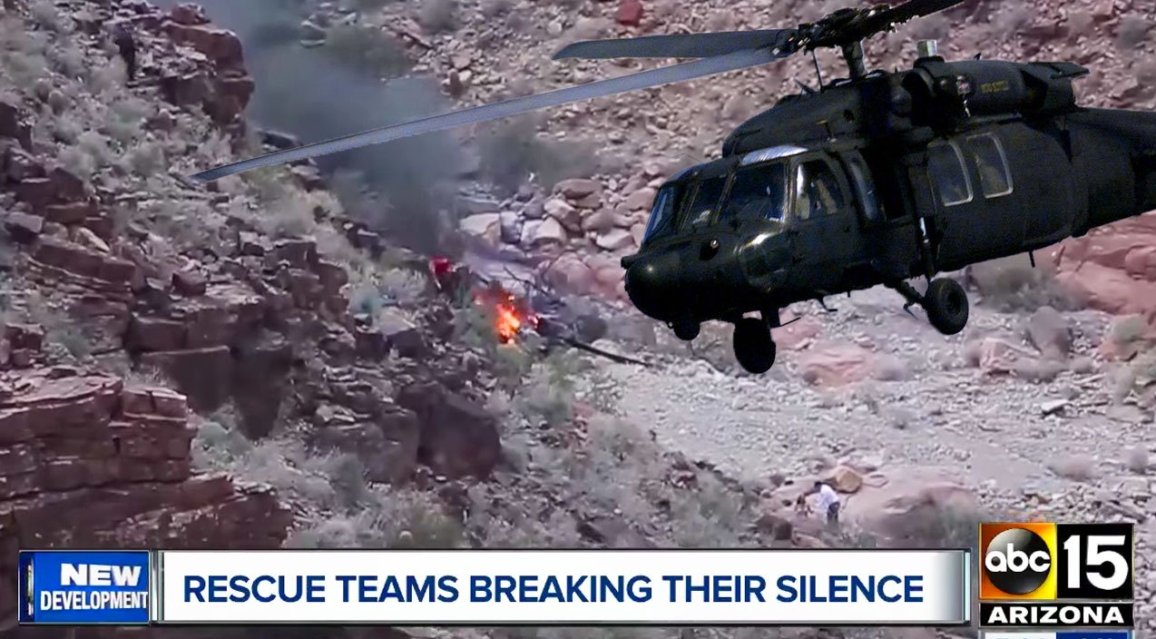 USAF Rescuers Of Deadly Grand Canyon Crash Say It Was Harder Than Iraq