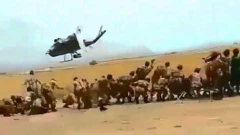 Cobra Flyby So Low A Guy Hit The Ground In A Fetal Position | Frontline Videos