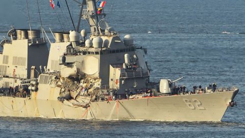 News | U.S. Navy Destroyer Hit-7 Dead | Frontline Videos