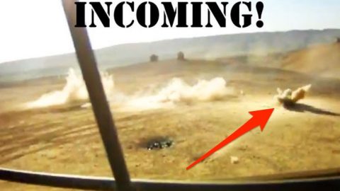 Mortars Land Right On Top of U.S. Convoy – P.O.V. | Frontline Videos
