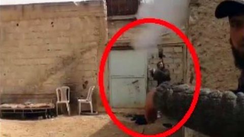 Soldier Nearly Gets Head Blown Off By Terrorist Gunfire [Warning Graphic Content] | Frontline Videos