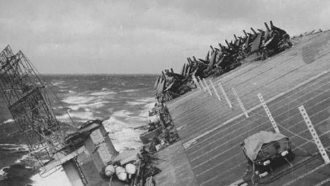 This Massive Storm Nearly Crippled US Navy During WWII | Frontline Videos