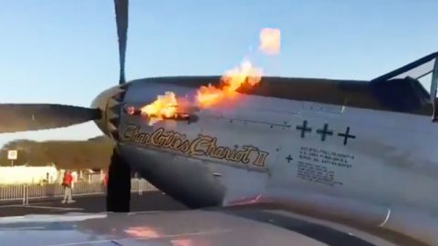 P-51 Mustang Start Up- Spits Fire | Frontline Videos