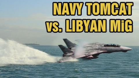 Declassified Footage of F-14 Tomcat vs Libyan MiG-23 Dogfight, Surfaces | Frontline Videos