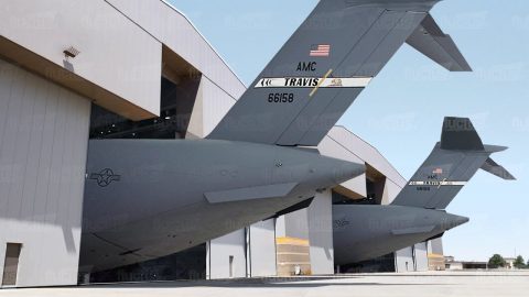 How the US Air Force Parks its Aircraft too Large to Fit Hangars | Frontline Videos