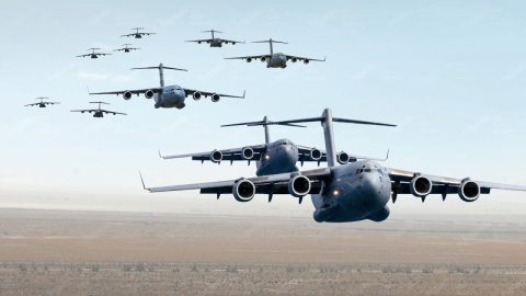 Crazy Amount of Giant C-17 Invade US Sky During Show of Force | Frontline Videos