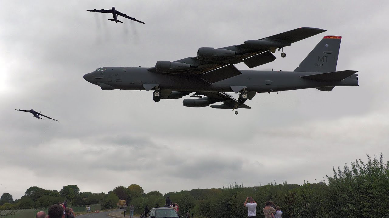 Four B-52 Bombers Arrive In The UK | Frontline Videos