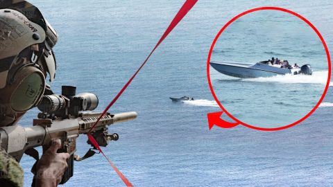 How US Snipers Manage to Shoot Speed Boat Engine From Helicopter | Frontline Videos