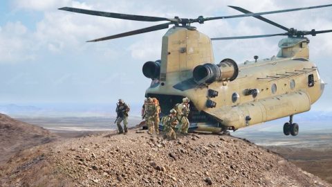 US CH-47 Performs Risky Special Unit Troops Insertion on Top of Mountain | Frontline Videos