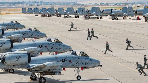 $1 Billion Worth of US A-10s, Take off Simultaneously at Full Throttle | Frontline Videos