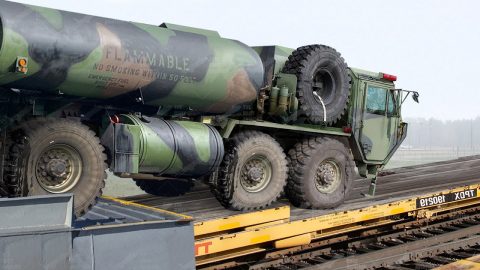 Hypnotic Process of Loading Massive US Armored Trucks on Train | Frontline Videos