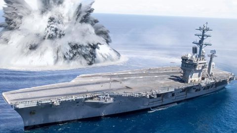 US Detonated Massive Underwater Bomb Next to its New $13 Billion Aircraft Carrier | Frontline Videos