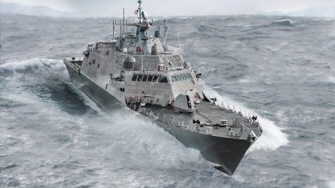 Massive US Navy Ships Battling Giant Waves in Middle of Storm | Frontline Videos