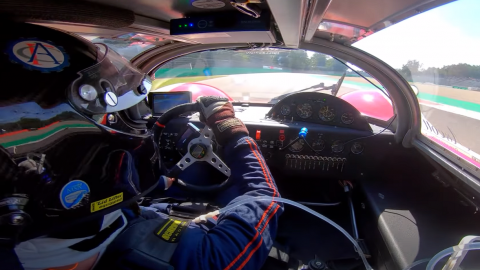180mph onboard jet-engined racing car | Frontline Videos