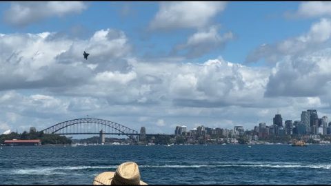 RAAF F-35 Flypast & Handling Display on Sydney Harbour | Frontline Videos