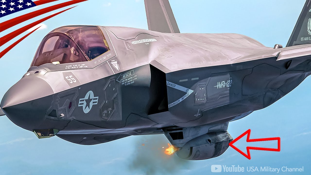 F-35B with Gatling Gun Pod in Action | Frontline Videos