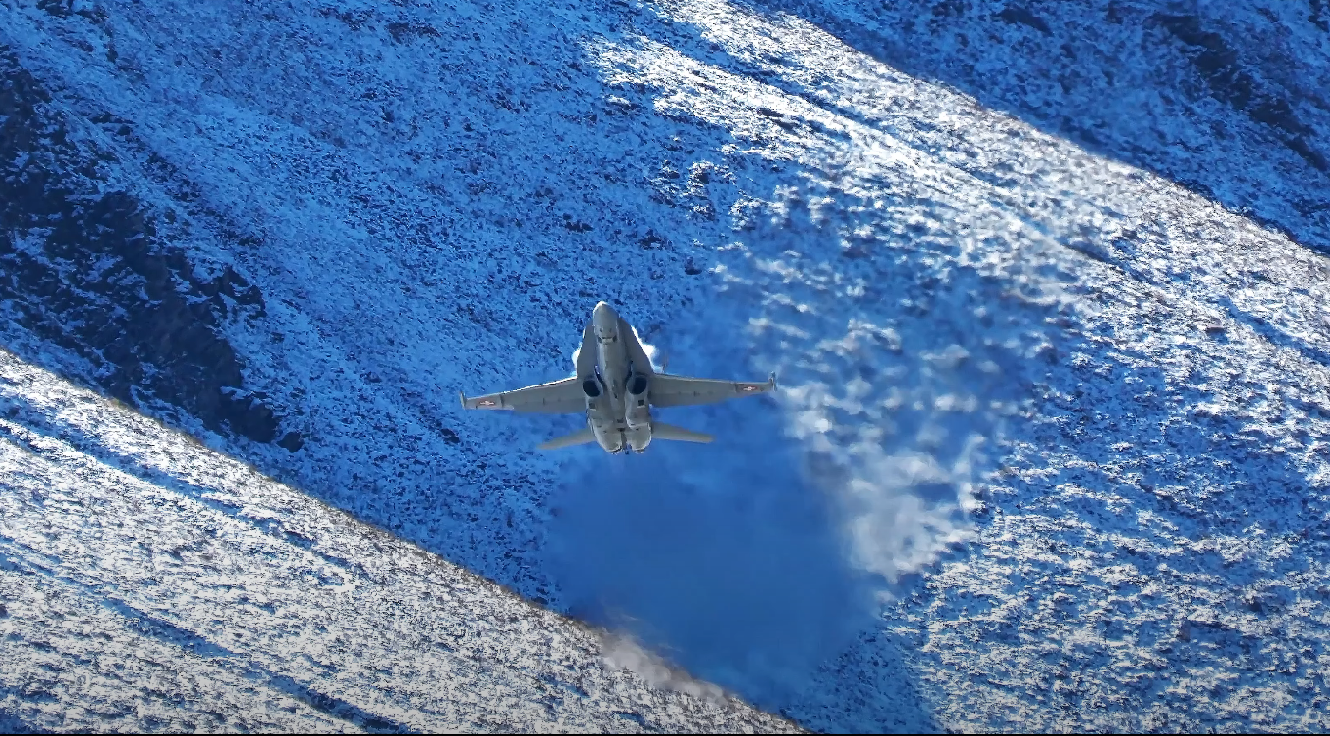 F/A-18 SWISS HORNET DISPLAY TEAM AXALP 2021 | Frontline Videos