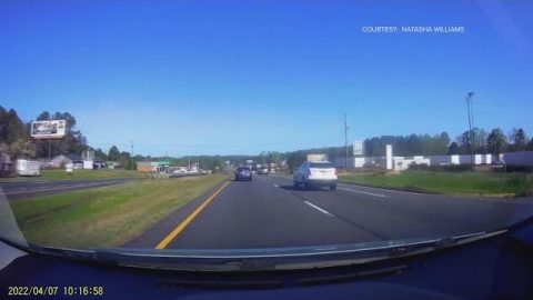 Dashcam video shows small plane crash onto Georgia roadway | Frontline Videos