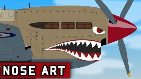 Shark Teeth Nose Art on Military Planes | Frontline Videos