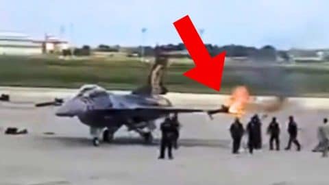 Fighter Jet Catches Fire | Frontline Videos