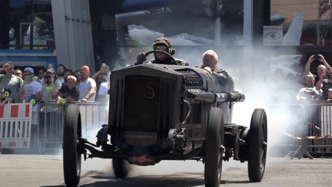 BRUTUS – The Car with a 47-Liter BMW Aircraft Engine | Frontline Videos
