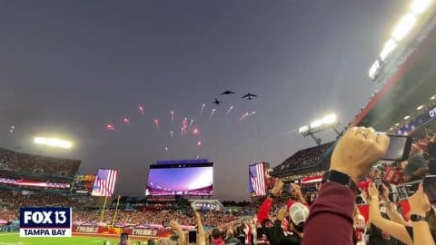 Super Bowl LV flyover | Frontline Videos