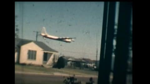 Convair B-36 Peacemaker Makes Low Pass Over Fort Worth Neighborhood | Frontline Videos