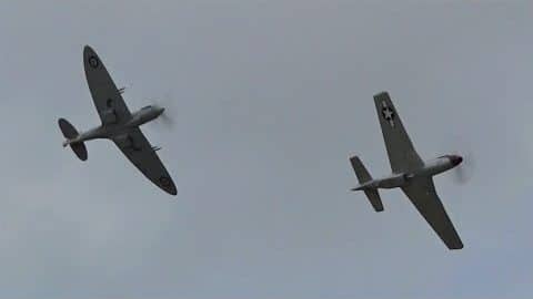 Two Merlin-powered Warbirds Sharing The Skies | Frontline Videos