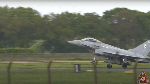 Best Eurofighter Typhoon Landing Ever? | Frontline Videos