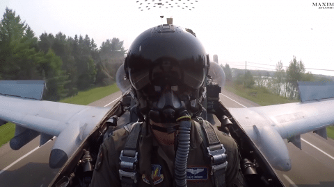 USAF A-10 Pilot Lands On Highway with GoPro Footage | Frontline Videos